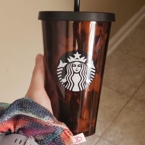Rare Tortoise shell 2019 Starbucks tumbler